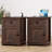 Azella 1-Drawer Frame End Table Set with Storage and Built-In Outlets-601733587
