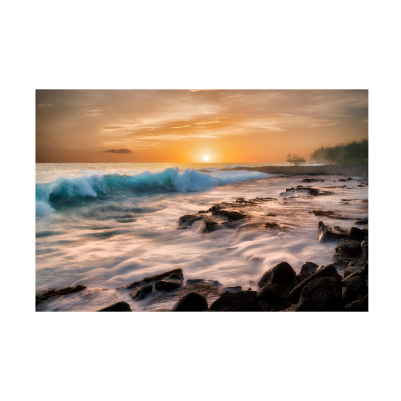 «Waves 3» par Dennis Frates, H 22 po x l 32 po x P 2 po
