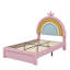 Lit plateforme en velours Aristeu-662336604