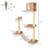 Wall-Mounted Multi-Level Cat Tree