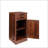 Brown Walnut Modular Wine Bar And Buffet Cabinet With Spacious Storage For Dining And Living Rooms