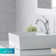 Thin ceramics Square Vessel Bathroom Sink with Overflow