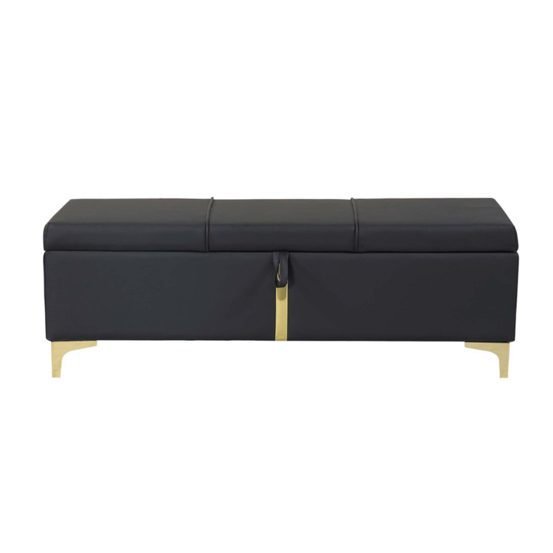 Elegant Upholstered Storage Ottoman