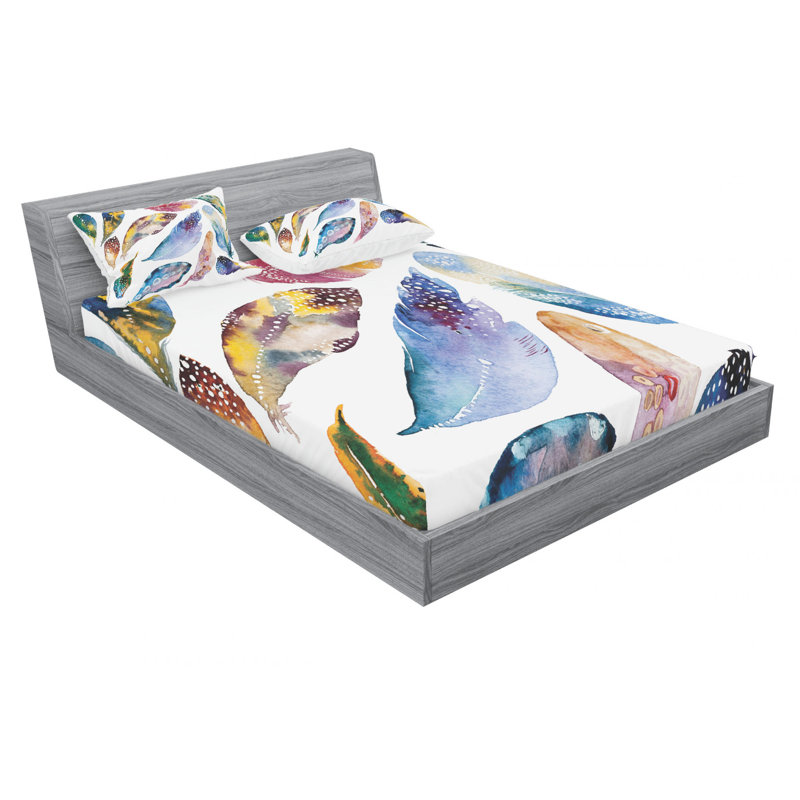Microfiber Sheet Set, Full Sheet Set with Fitted Sheet