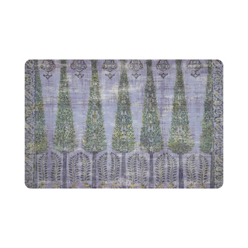 Topkapi Garden Pebbles Placemat Set, Gold/Purple