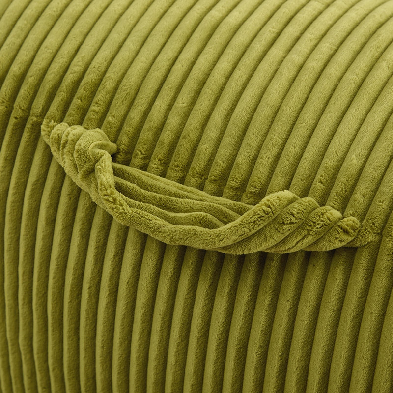 Giant Bean Bag Chair with Skin-Friendly Corduroy, High-Density Foam, and Anti-Slip Base for Ultimate Comfort and Versatility