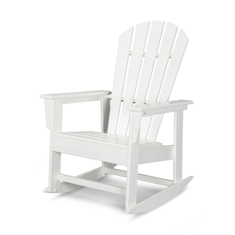 POLYWOOD South Beach Rocking Chair, White