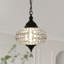 Luminaire suspendu en cristal 11,2 po