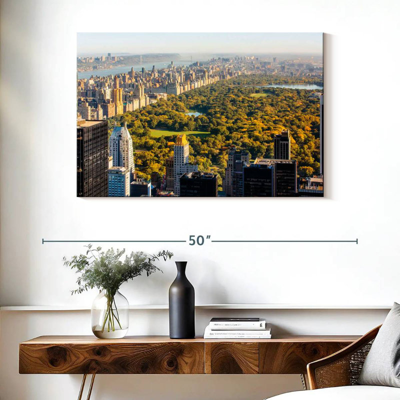 Vue matinale de Kavia Central Park, H 26 po x l 39 po