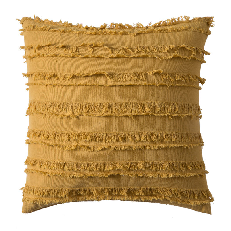  Housses de coussin et insert, 16 po x 16 po, Jaune, Oui