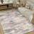 Sarah Modern Abstract Machine Washable Area Rug with Non-Slip Backing-116269682