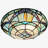 Tiffany Glass Flush Mount