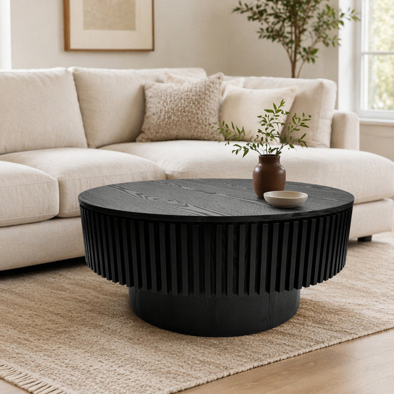 Table basse 31,5 po, Noir