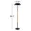 Lampe sur pied 58 po Niles