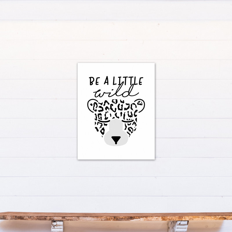 Art sur toile little wild leopard Mader, H 30 po x l 24 po x P 1,25 po, Toile tendue