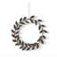 Upcycled Tent Canvas Olive Mini Leaf Wreath