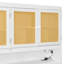 Lit escamotable simple avec armoire supérieure, lit pliable peu encombrant avec lumière et port USB-1021153741
