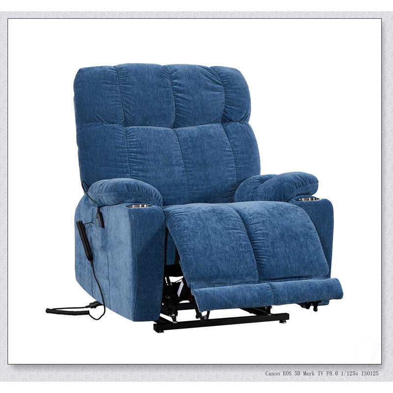 Fauteuil inclinable électrique Liyasi Dual OKIN, Bleu