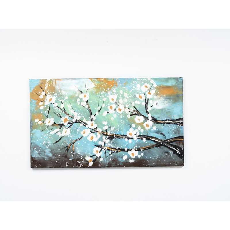 Lime Hand-Painted Canvas, 47 X 27, Ignite Your Walls With Spring Energy 47'' 27'', Elevate Aesthetics
