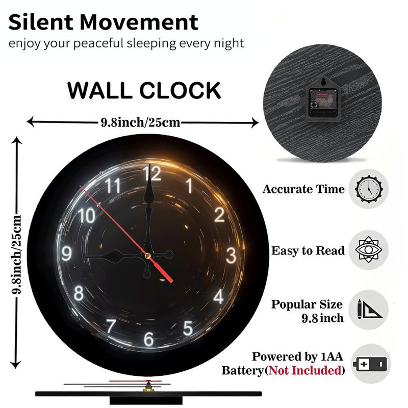 Horloge numérique moderne