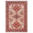 GLN Rugs Vintage Collection - Machine Washable Area Rug, Vintage Washable Rug, Non Slip Area Rug, Low Pile Living Room Rug, Bedroom Rug, Bathroom Rug - Easy Clean (Red and Black Rug)-1914171006