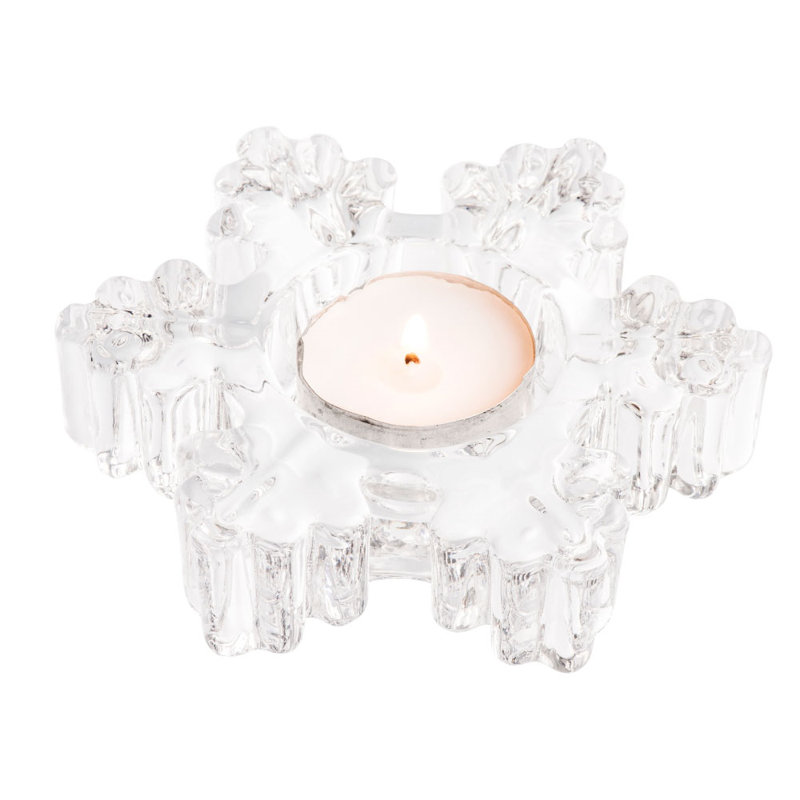 Crystal Tabletop Votive Holder with Candle Included