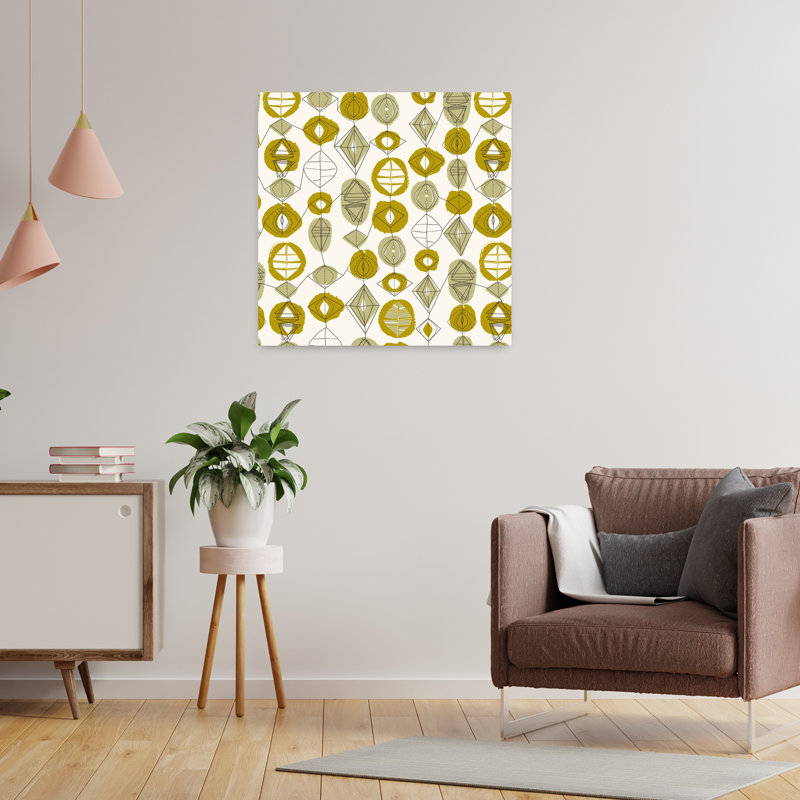 Atomic Art 3 Abstract Contemporary Art, 24" H x 24" W