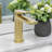 Single-Hole Single-handle Bathroom Faucet with Drain Assembly-86637651