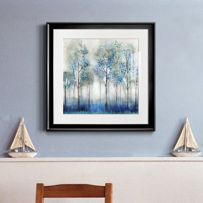 Forêt de rêve - peinture encadrée
