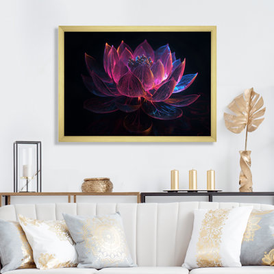 «Lotus Magical Luminiscent Blossoming», reproduction sur toile