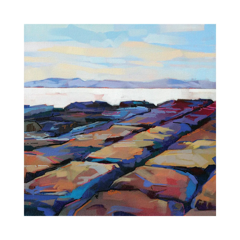 Rocks At Pampa IV by Kevin Lowery - Wrapped Canvas Painting, 30.48 cm H x 30.48 cm W