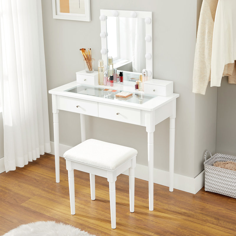 Elsah Dressing Table with Mirror
