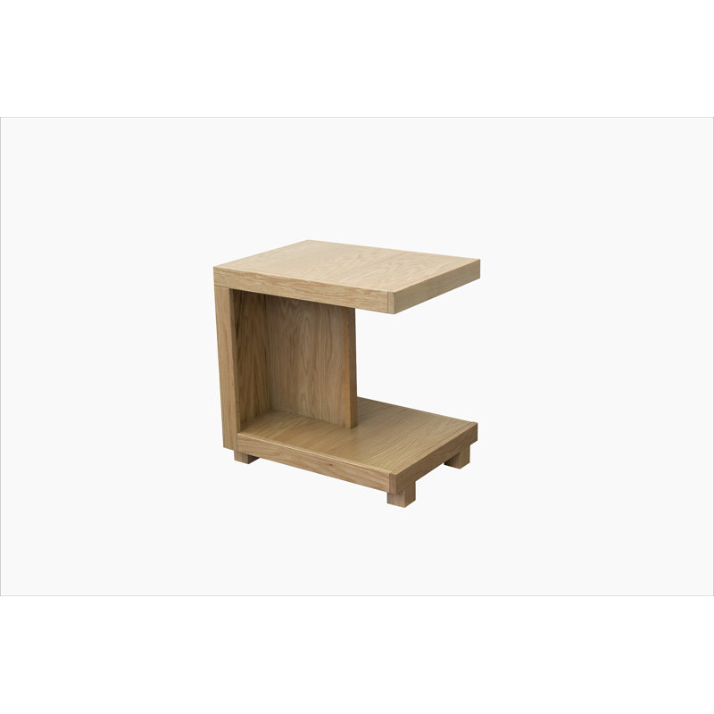 Table de chevet 18 po Laurel Canyon, aucun assemblage requis, finition clou de girofle, Natural