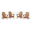 Chaise Adirondack pliante Laguna HDPE-804043400