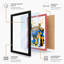Leopard in Geometry Modern 1 Piece Single Picture Frame Wall Art-136644648-136644645