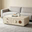 French-style rectangular storage coffee table