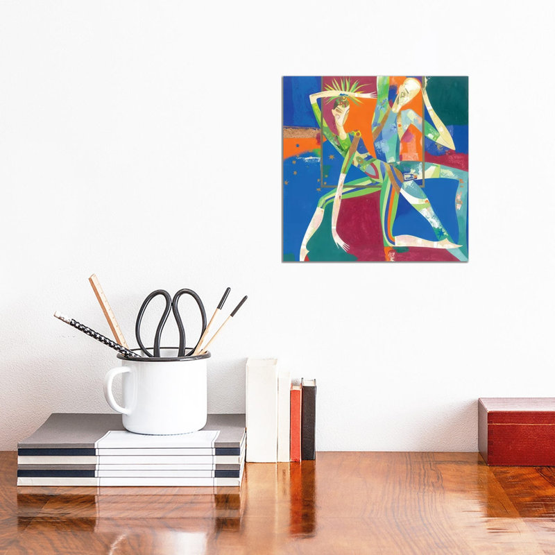 In The Light Of Spotlights II by Neli Lukashyk - Wrapped Canvas Painting, 30.48 cm H x 30.48 cm W