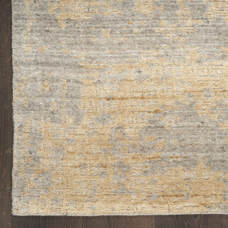 Grete Abstract Handmade Area Rug, Rectangle 236 x 297 cm