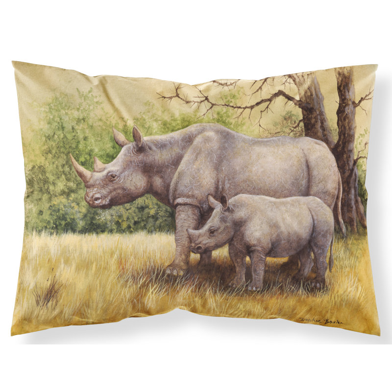 Taie d’oreiller rhinoceros