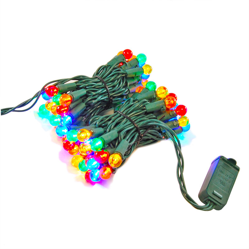 Phillips Electric String Lights with Multicolor Globes