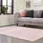 Solid/Striped Fladena Area Rug English Rose-Ivory Color-1627603746