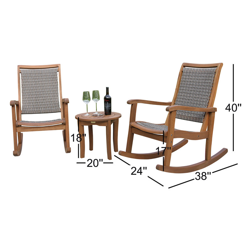 Ensemble de conversation Arnot, Bois flottant gris