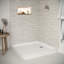 Base de douche en acrylique Streamline l 36 po x P 36 po avec drain ABS inclus-130621448