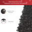 Sapin de Noël artificiel illuminé 7 pi avec branches réalistes et 1346 pointes