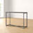 Gateshead Jamestown Console Sofa Table Rustic Wood Grain and Metal-86518661