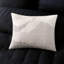 Donna Karan Home Beaded Cloud 16In X 20In Decorative Pillow Platinum