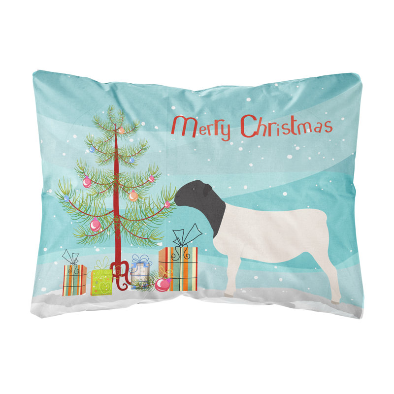  Dorper Sheep Christmas Indoor/Outdoor Throw Pillow