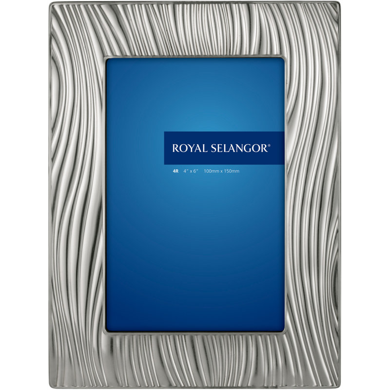 Pewter Embossed Picture Frame, 10.2cm x 15.2cm