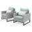 Sameko 2Pc Sunbrella Outdoor Club Chairs-100524674-100524669