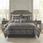 Luxury 7 Piece Bedding Sets, Polyester Jacquard Modern Home Queen
